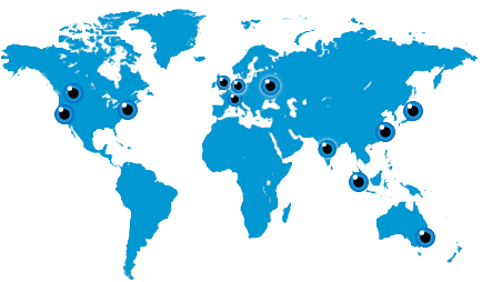 GlobalSign International Locations map