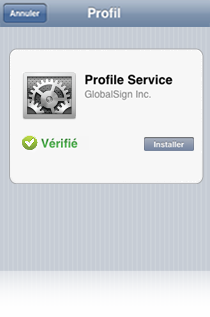 Certificats iOS